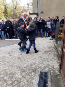 Commémoration du 11 Novembre à Bourgs sur Colagne, Lozère