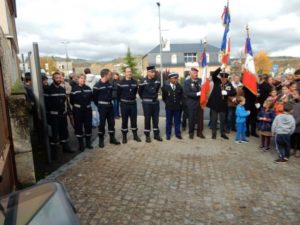 Commémoration du 11 Novembre à Bourgs sur Colagne, Lozère